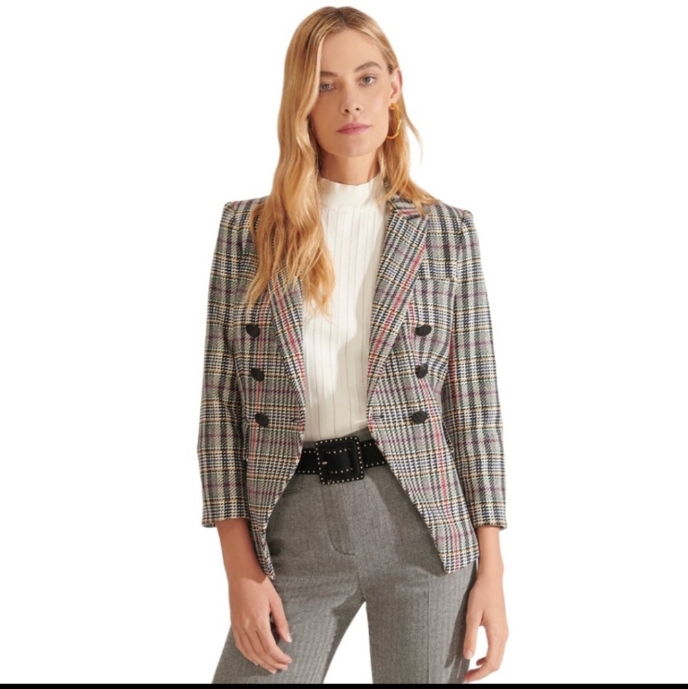 Veronica Beard Plaid Jacket